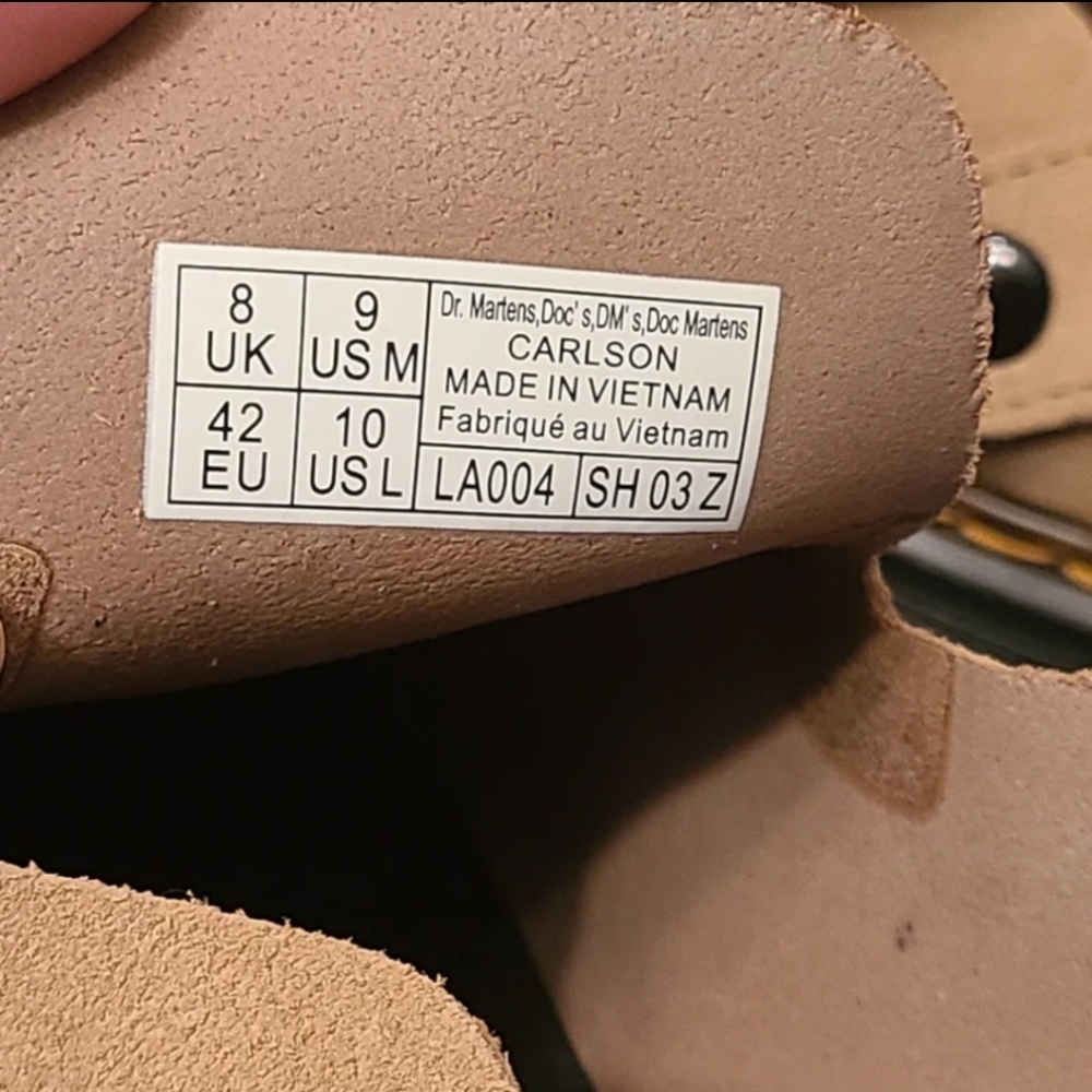 Dr Martens CARLSON suede casual Slingback mules - Picture 8 of 11